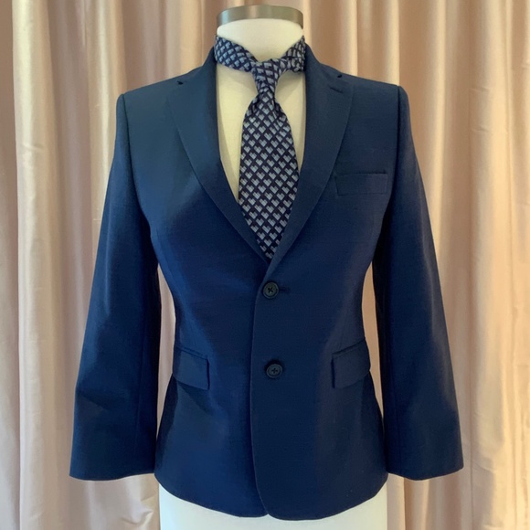 Michael Kors Young Men's Navy Blazer - Picture 1 of 3